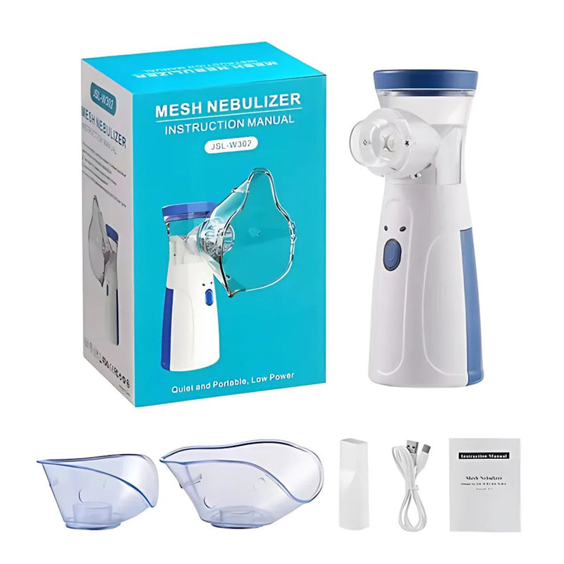 NEBULIZADOR PORTABLE: Respira mejor en minutos desde casa ☺️
